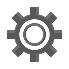Industrial wheel cog, industry symbol , isolated vector illustration