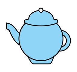 teapot isolated icon design