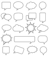 Speech Bubble Icons

