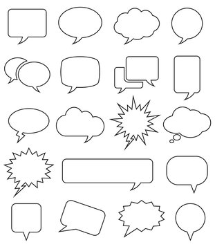 Speech Bubble Icons
