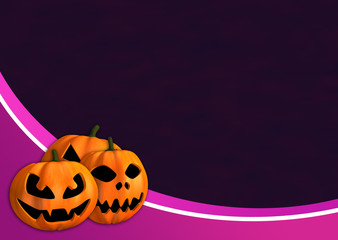 halloween trois citrouilles