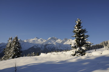 Obraz premium Winter in Hochkrimml