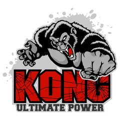 Fist of gorilla mascot © talentelfino