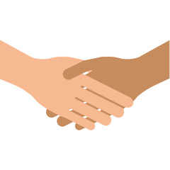 handshake hands business greeting isolated vector illustration