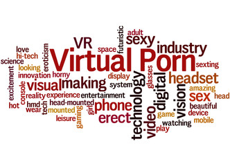 Virtual Porn, word cloud concept 4