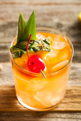 Homemade Mai Tai Cocktail © Brent Hofacker