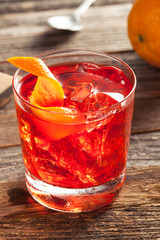 Homemade Boozy Negroni Cocktail