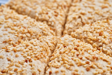 Oriental sweets. Turkish or greek delight