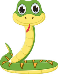 cute snkae cartoon