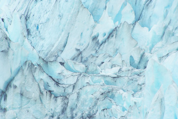 Naklejka na ściany i meble Closeup of Portage Glacier