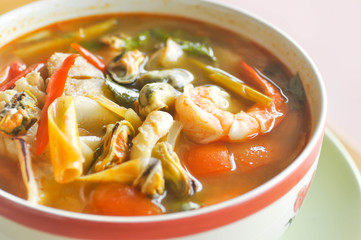 spicy seafood soup