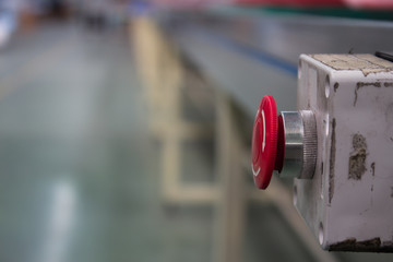 emergency stop button line assembly