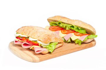 Two sandwiches