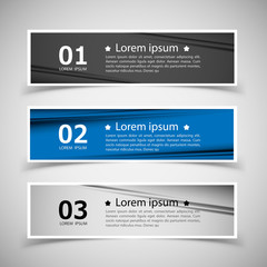 Set of banner templates. modern abstract design.
