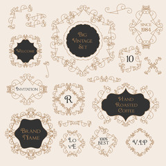 Vintage Decorations Design Elements