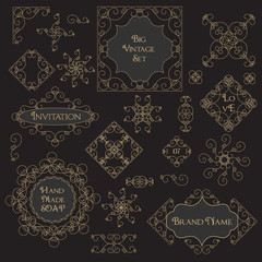 Vintage Decorations Design Elements