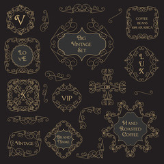 Vintage Decorations Design Elements