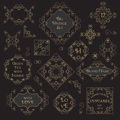 Vintage Decorations Design Elements