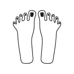 Feet Hand drawn