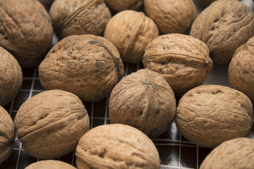 A bunch of walnuts