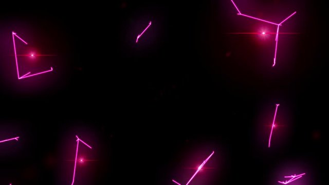 Electrical arcs neon lightning retro future vr voltage glow vector tron loop 4k

