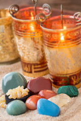 Weihrauch und Edelsteine