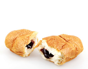 Croissant isolated.