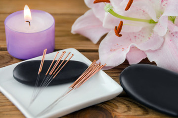 Akupunktur und Massage
