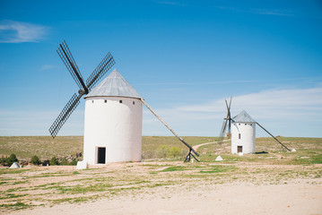 Traditional windmills, Toledo, Spain
