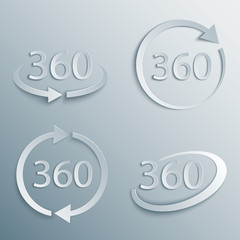 360 degrees rotation set