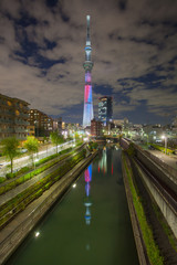 Tokyo city view and Tokyo sky tree