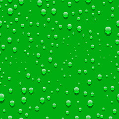 Water transparent drops seamless pattern.