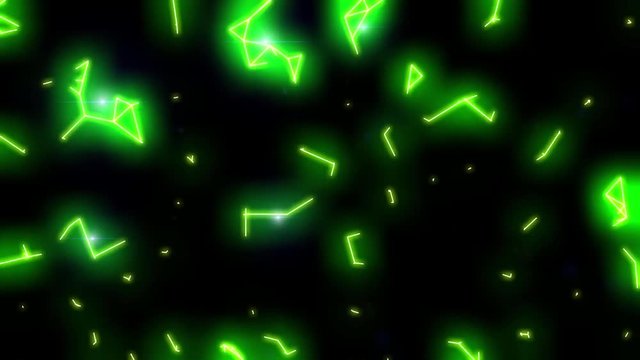 Electrical arcs neon lightning retro future vr voltage glow vector tron loop 4k
