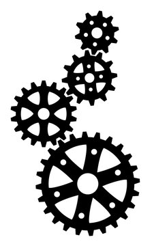 black cogs (gears)