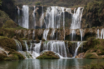 The Jiulong (nine dragon )waterfall yunnan, china.