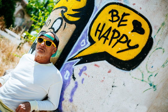 Senior Hipster Man 