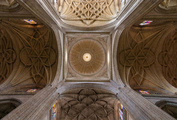 Inside view of Segovia Cathedral