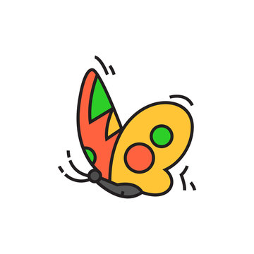 recommend clip art: Butterfly profile icon