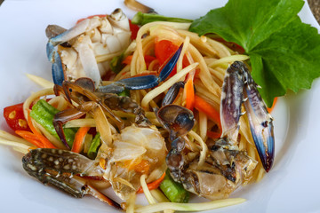 Thai spice crab salad