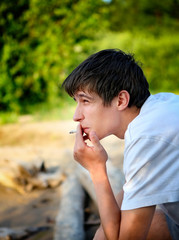 Young Man with Cigarette