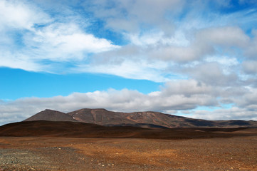 Fototapeta na wymiar Islanda: il paesaggio islandese il 20 agosto 2012. Il paesaggio islandese è considerato in tutto il mondo unico e diverso da qualsiasi altro sul pianeta