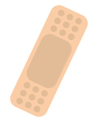 simple flat design band aid icon vector illustration