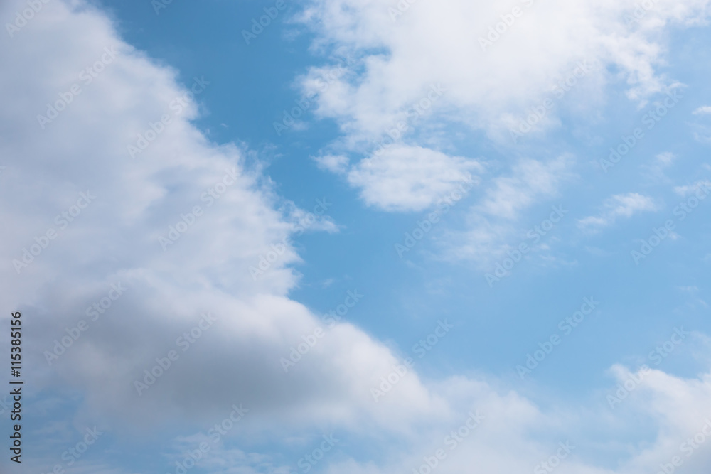 Wall mural abstract background with bokeh defocused beautiful flame clouds in the sky