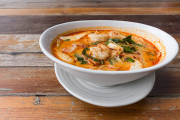 Spaghetti Tom Yum Goong from Thailand