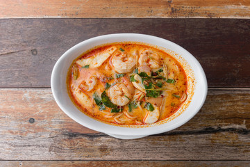 Spaghetti Tom Yum Goong from Thailand