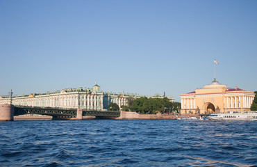 The building of the Main Admiralty in St. Petersburg