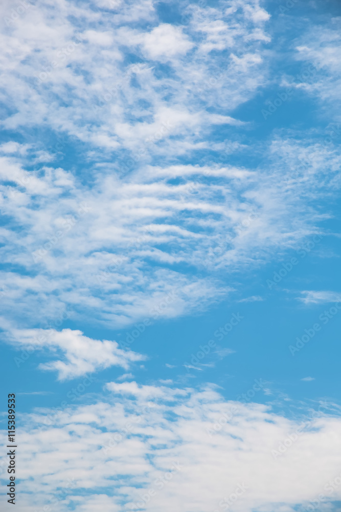 Wall mural abstract background with bokeh defocused beautiful flame clouds in the sky