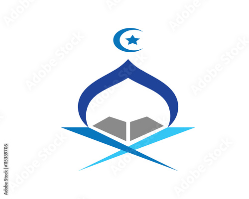 Quran Logo Vector Gambar Islami