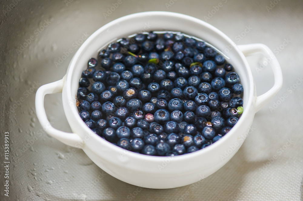 Wall mural blueberry