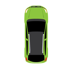 Racing car, Vector illustration